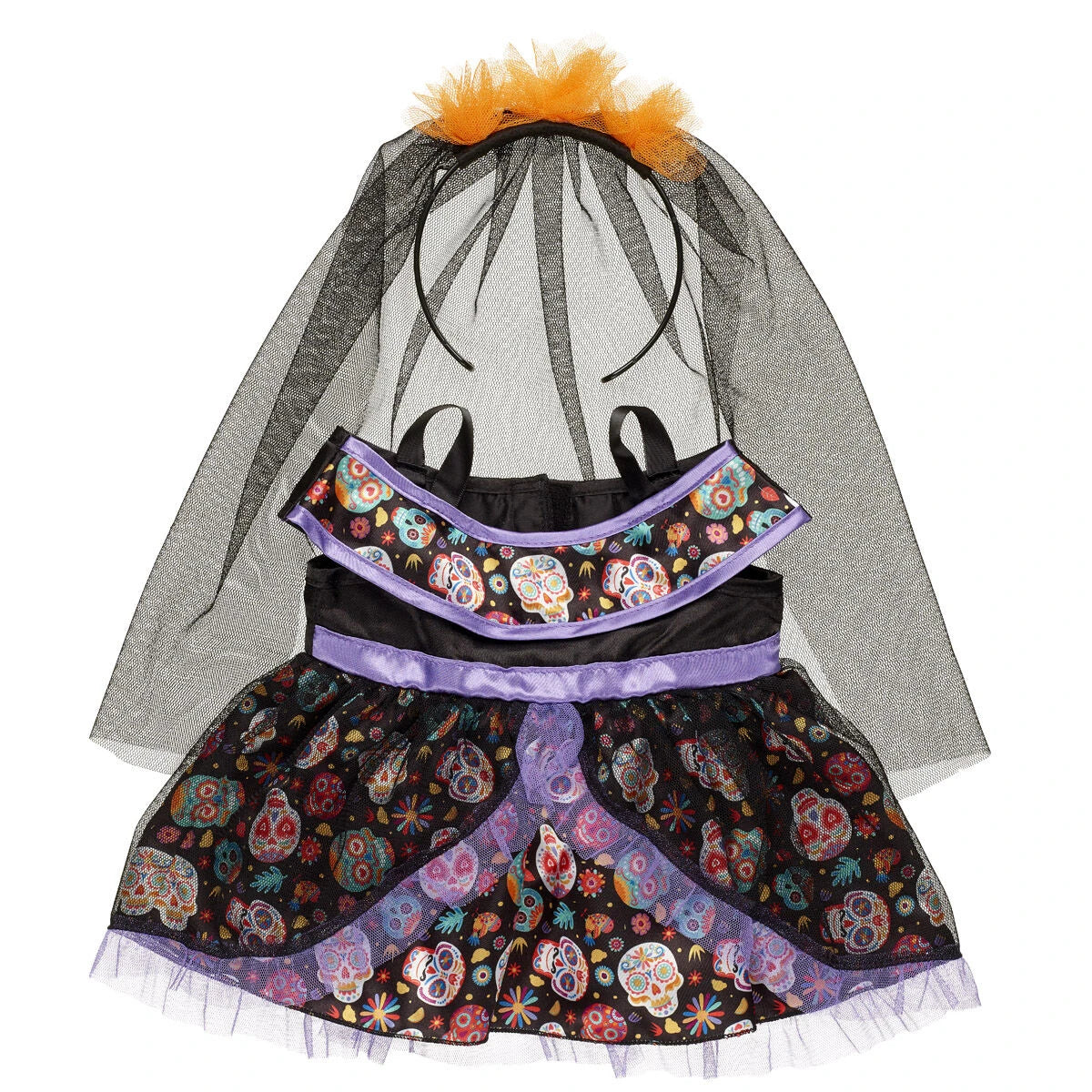 Día de los Muertos Cat Plush Dress Gift Set | Build-A-Bear® - US 1722