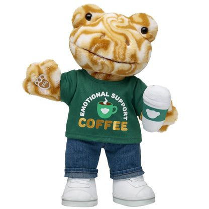 Frappe Frog Stuffed Animal Emotional Support Set | Build-A-Bear® - US 9848