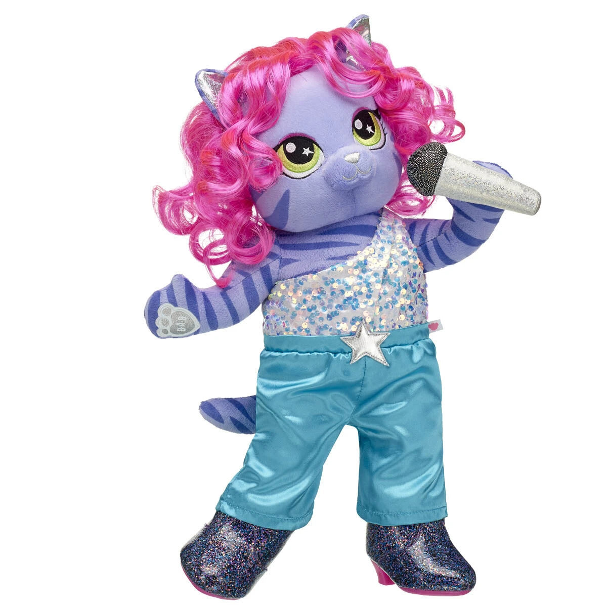 Honey Girls Teegan Tiger Pink Hair Plush Toy Gift Set - US 4995