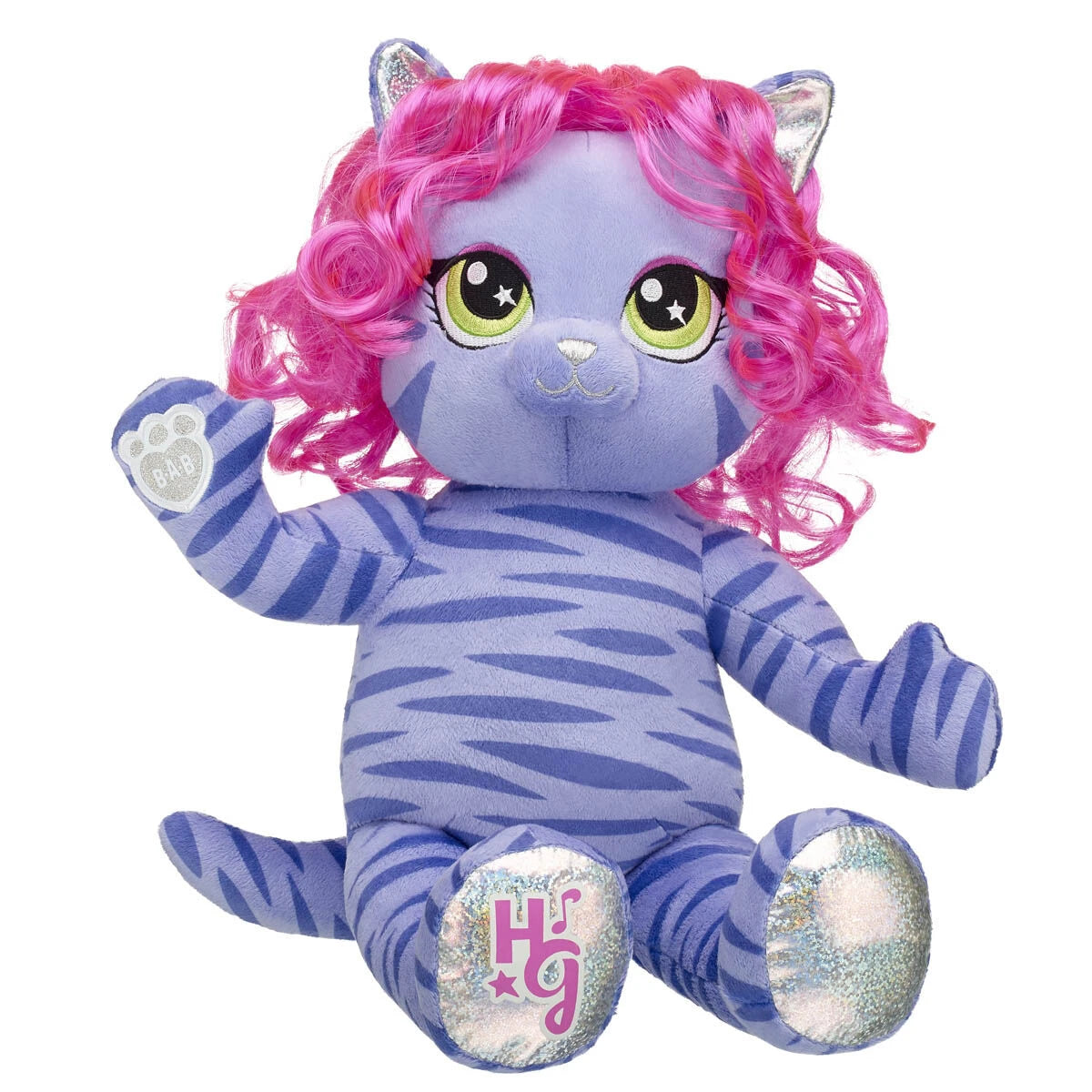 Honey Girls Teegan Tiger Sequin 2-fer Plush Toy Gift Set - US 9616