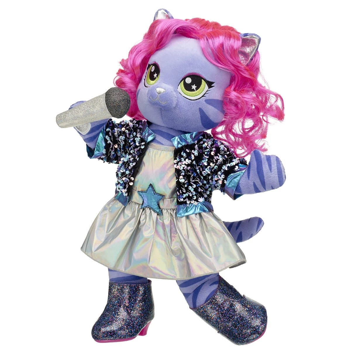 Honey Girls Teegan Tiger Sequin 2-fer Plush Toy Gift Set - US 7915