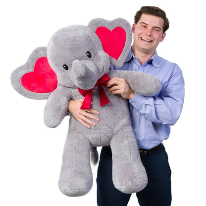 Giant Love You Tons Elephant Stuffed Animal | Build-A-Bear - US 8262