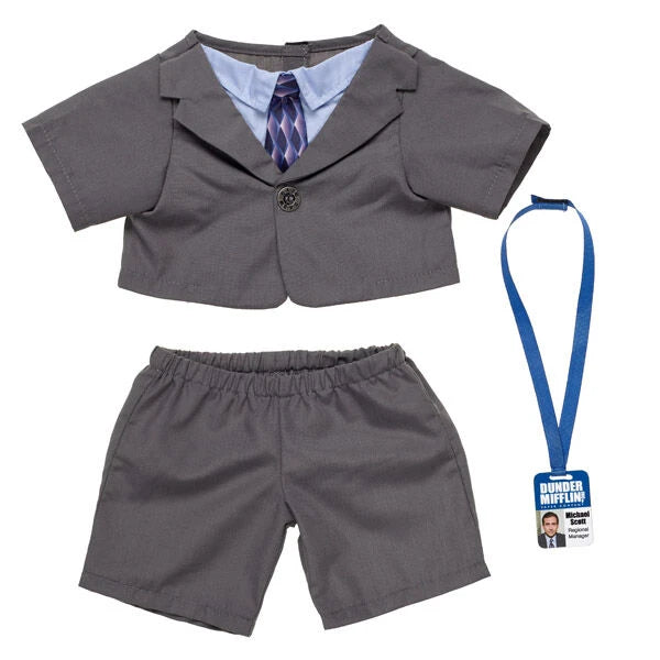 The Office Michael Scott Costume for Stuffed Animals | Build-A-Bear® - US 9095