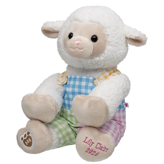 Embroidered Lamb Stuffed Animal Spring Gift Set Easter BAB - US 8541