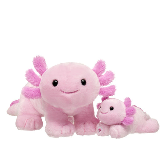 Pink Axolotl Stuffed Animal &amp; Mini Beans Gift Set | Build-A-Bear® - US 7572