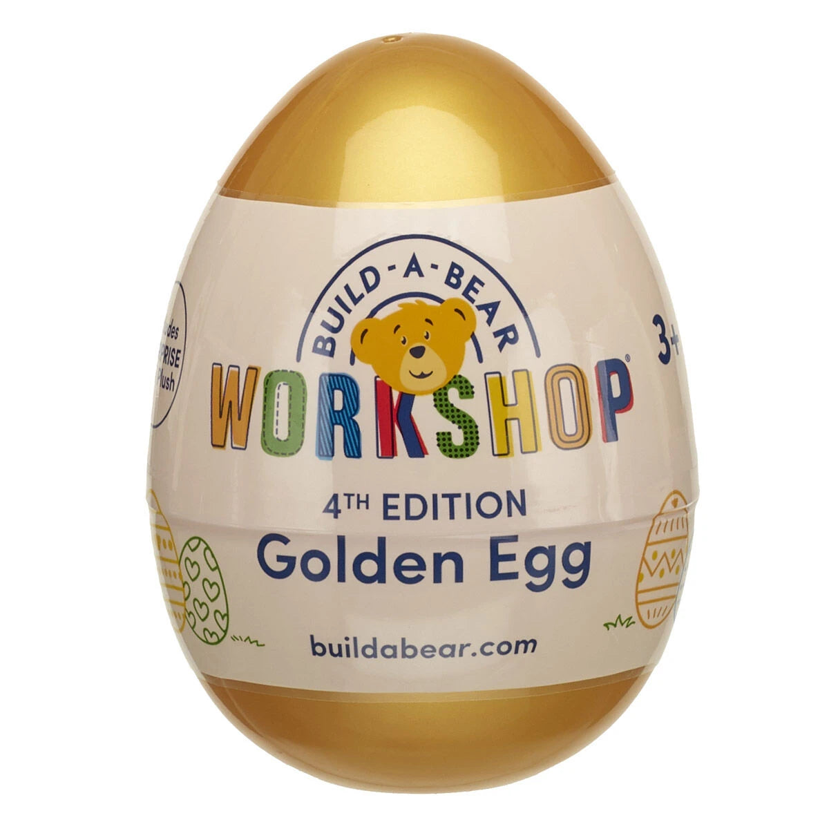 4th Edition Golden Egg - Includes 1 Surprise Mini Plush | Build-A-Bear® - US 1110