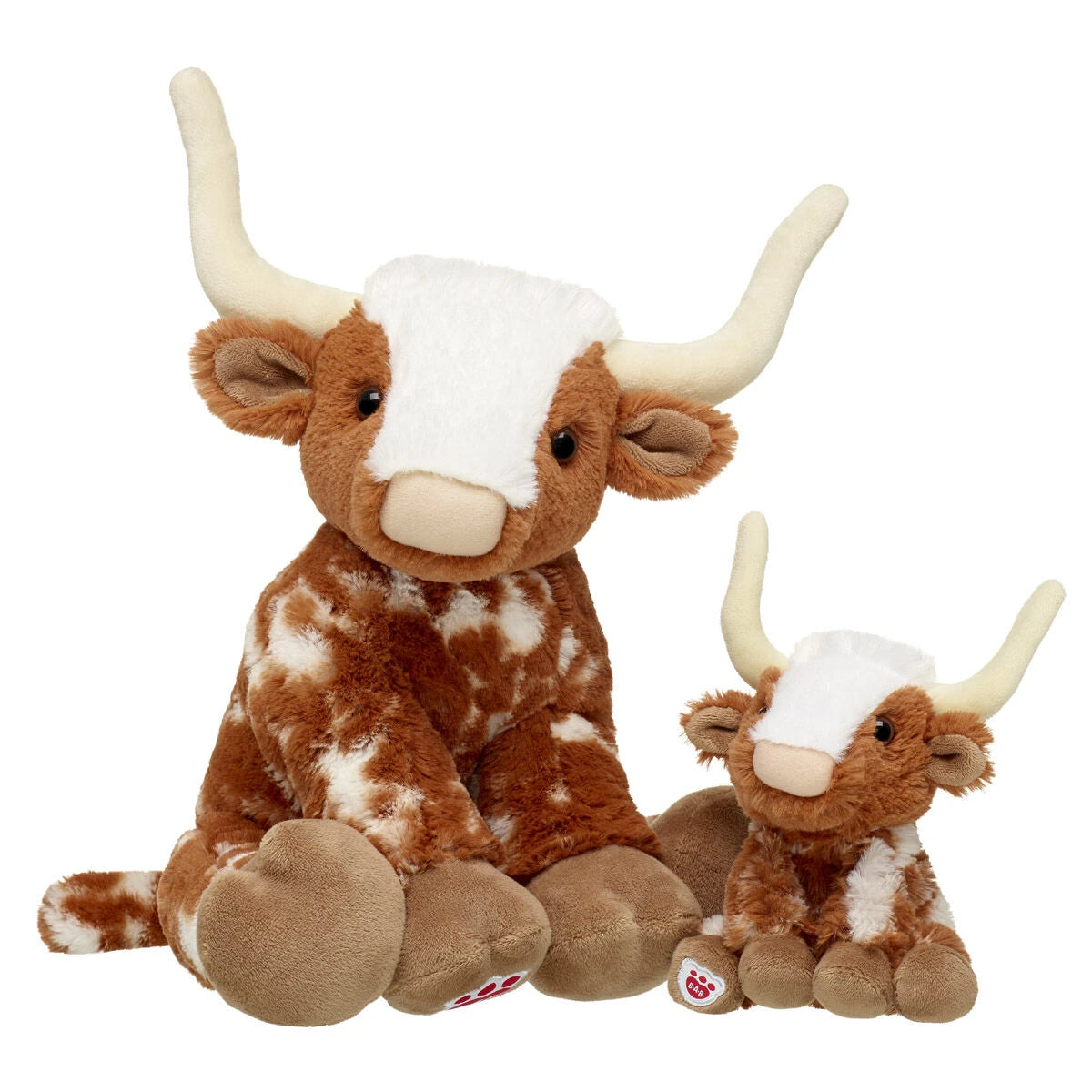 Longhorn Cow Stuffed Animal &amp; Mini Beans Gift Set | Build-A-Bear® - US 1417
