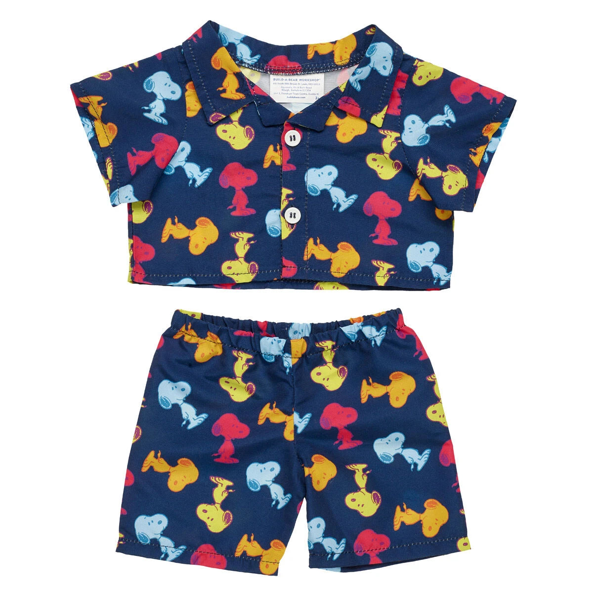 Timeless Teddy Bear &amp; Peanuts® Snoopy Pajamas | Build-A-Bear® - US 2327