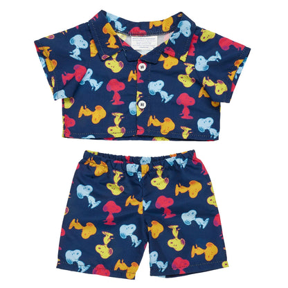 Timeless Teddy Bear &amp; Peanuts® Snoopy Pajamas | Build-A-Bear® - US 2327