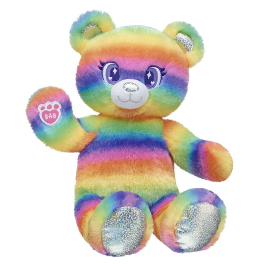 Rainbow Stripes Teddy Bear Gift Set | Build-A-Bear - US 3964