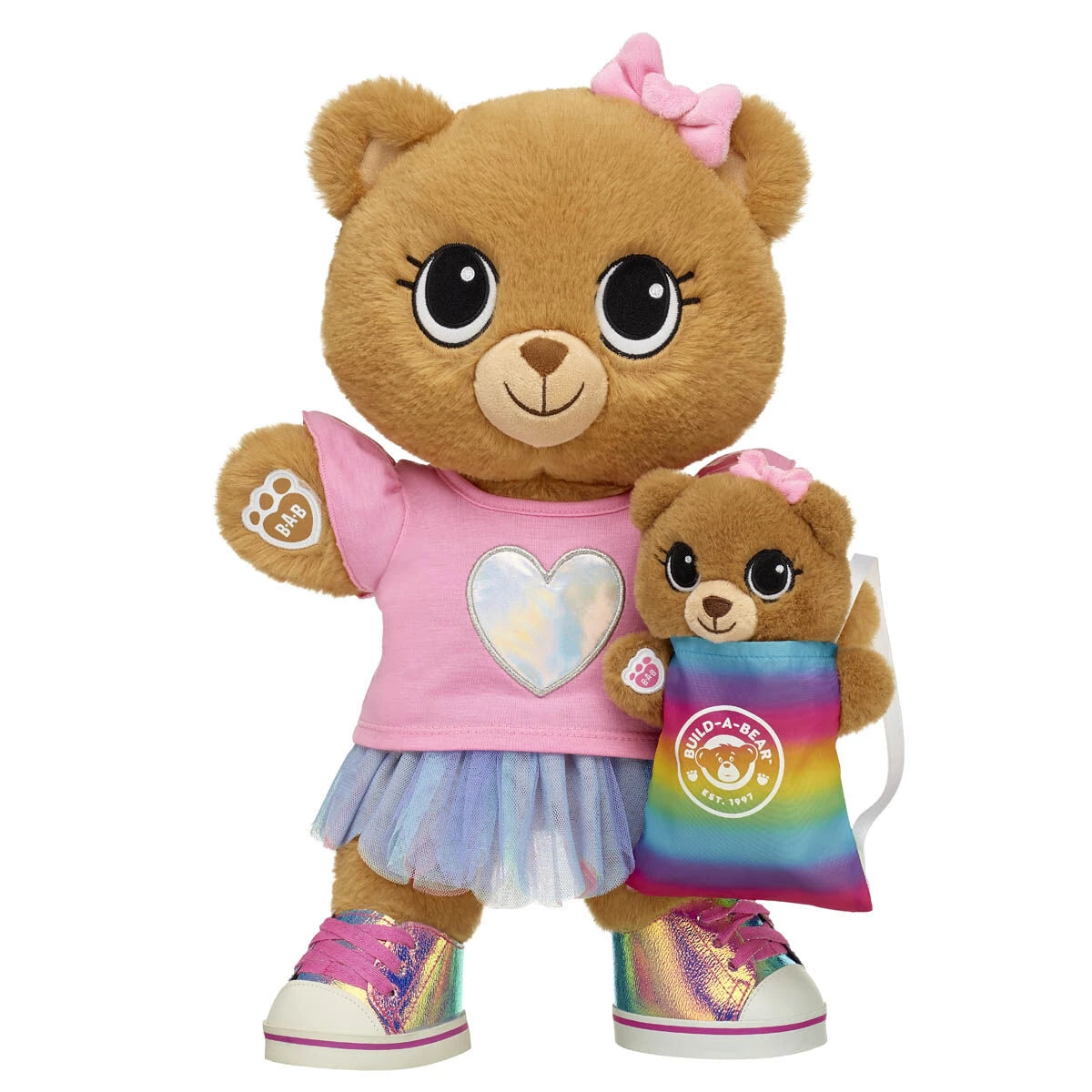 Bearnice Teddy Bear Mini Beans® &amp; Bear Carrier Set | Build-A-Bear® - US 7467