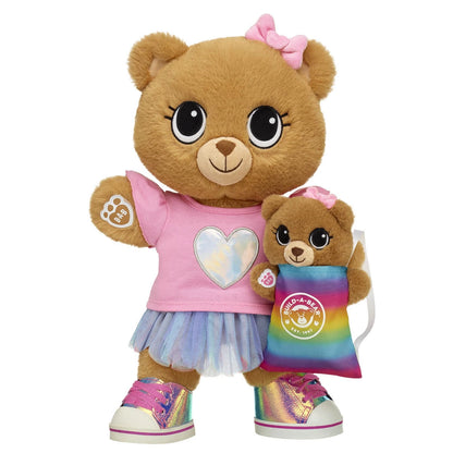 Bearnice Teddy Bear Mini Beans® &amp; Bear Carrier Set | Build-A-Bear® - US 1157