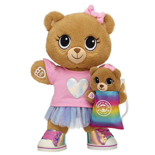 Bearnice Teddy Bear Mini Beans® &amp; Bear Carrier Set | Build-A-Bear® - US 1157