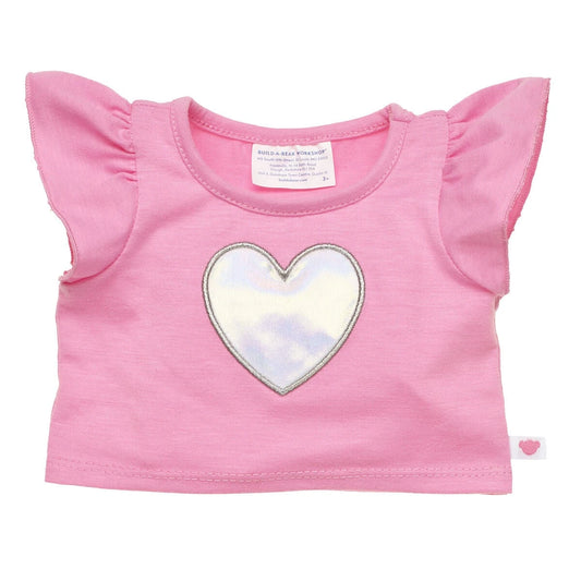 Kabu™ Pink Heart T-Shirt for Plush Toys | Build-A-Bear® - US 3599