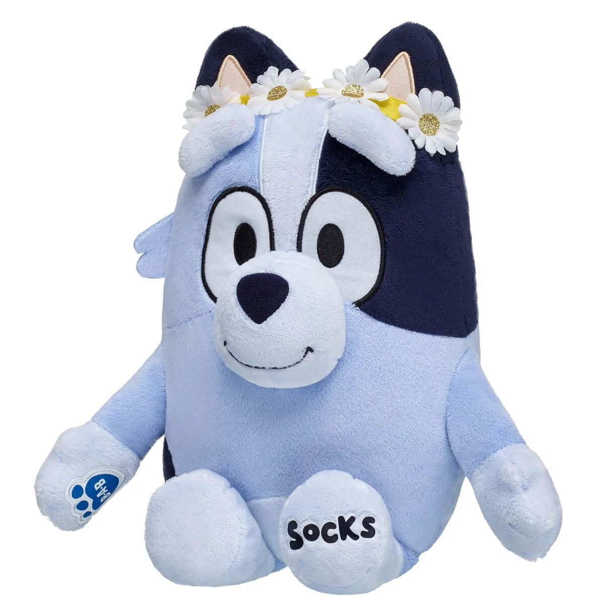 Socks Plush Puppy w/ Flower Crown | Build-A-Bear - US 3188