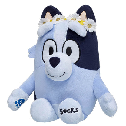 Socks Plush Puppy w/ Flower Crown | Build-A-Bear - US 3188