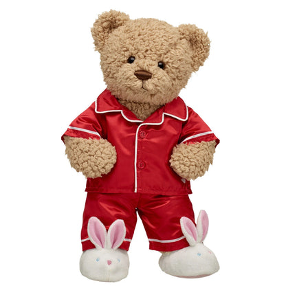 Timeless Teddy Bear Red Satin Pajama Gift Set| Build-A-Bear® - US 2071