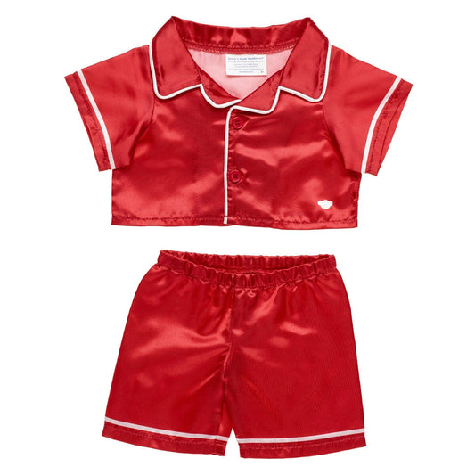 Red Satin PJs Set for Plush Toys | Build-A-Bear® - US 3497
