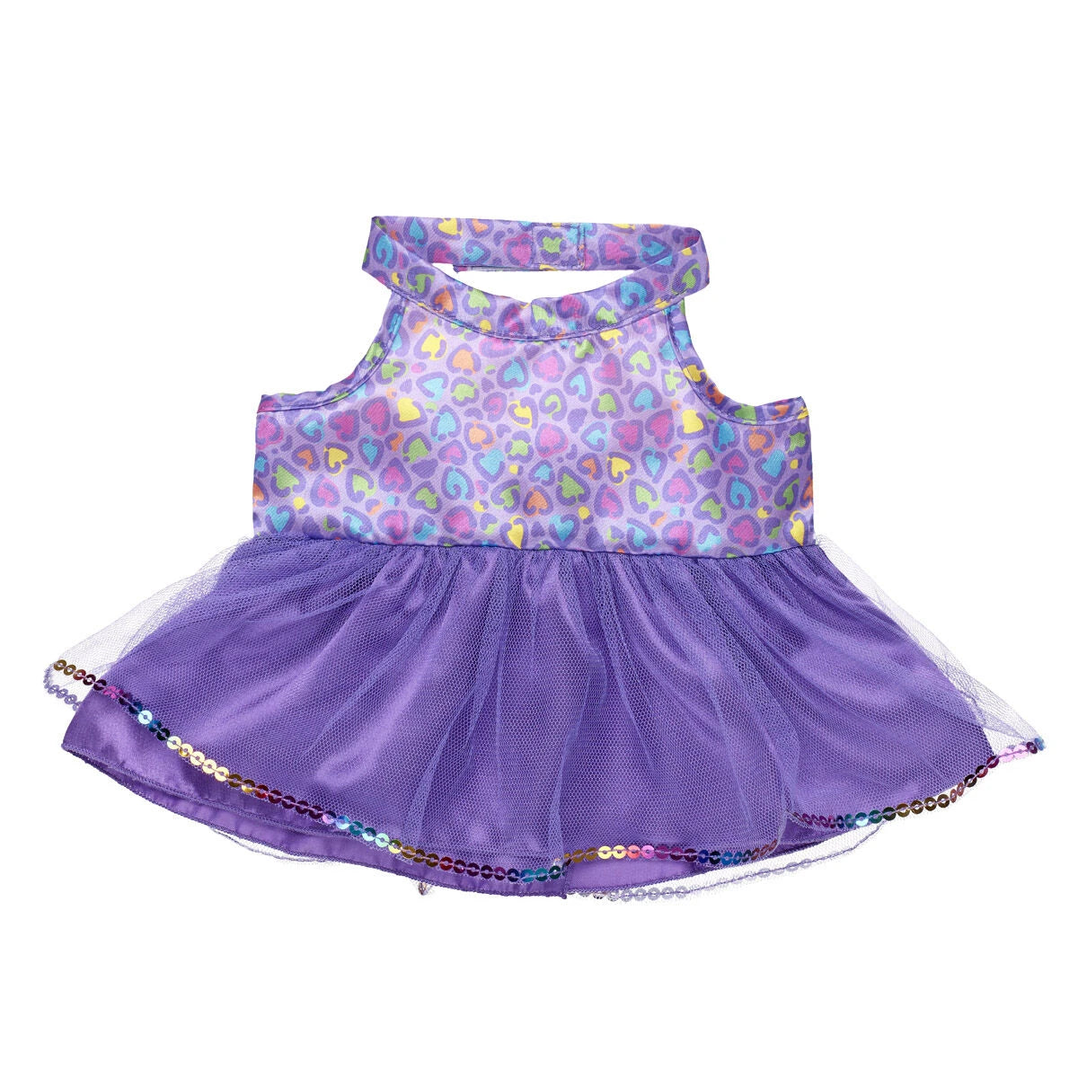 Rainbow Leopard Print Dress | Build-A-Bear - US 1273