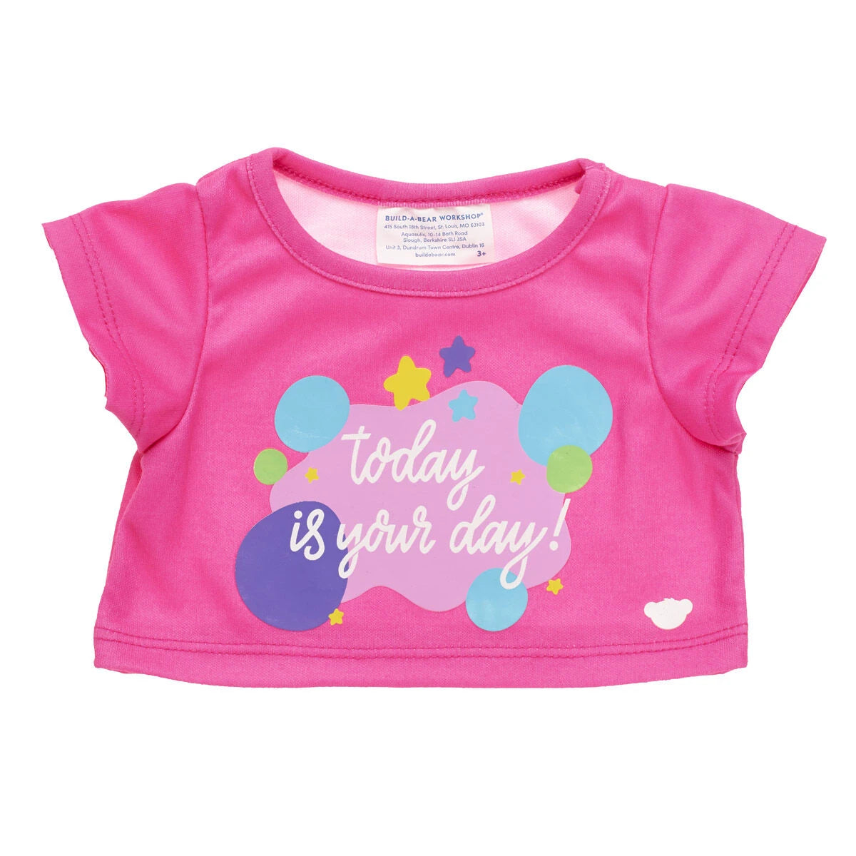 "Today Is Your Day!" Tee for Plush Toys | Build-A-Bear® - US 3976
