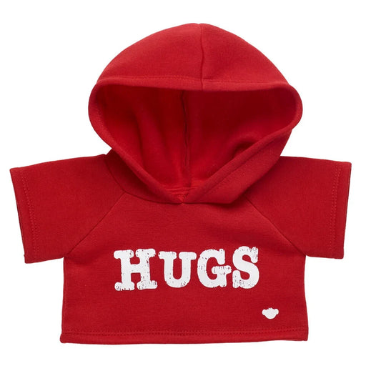 Red Hugs Hoodie for Stuffed Animals | Build-A-Bear® - US 4128