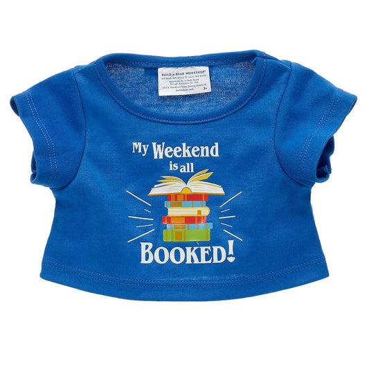My Weekend Is All Booked T-Shirt for Stuffed Animals | Build-A-Bear® - US 2400