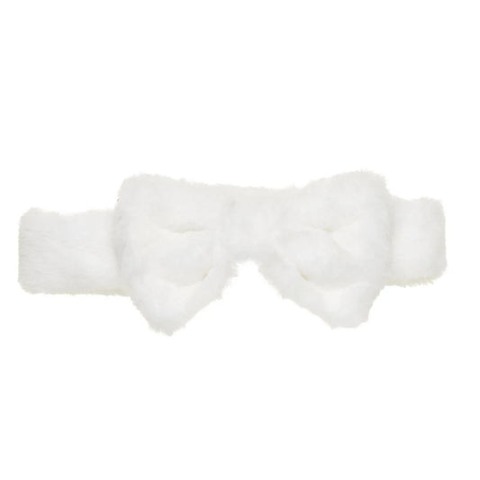 White Plush Bow Headwrap for Plush Toys | Build-A-Bear® - US 7885
