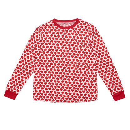 Build-A-Bear Pajama Shop™ Red Hearts PJ Top - Adult - US 5404