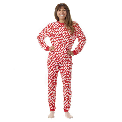 Build-A-Bear Pajama Shop™ Red Hearts PJ Top - Adult - US 2135