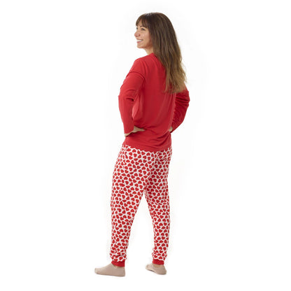 Build-A-Bear Pajama Shop™ Red Hearts PJ Pants - Adult - US 3765