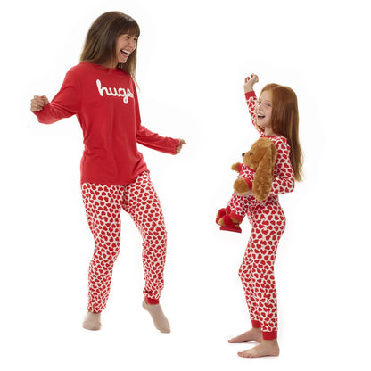 Build-A-Bear Pajama Shop™ Red Hearts PJ Pants - Adult - US 3765