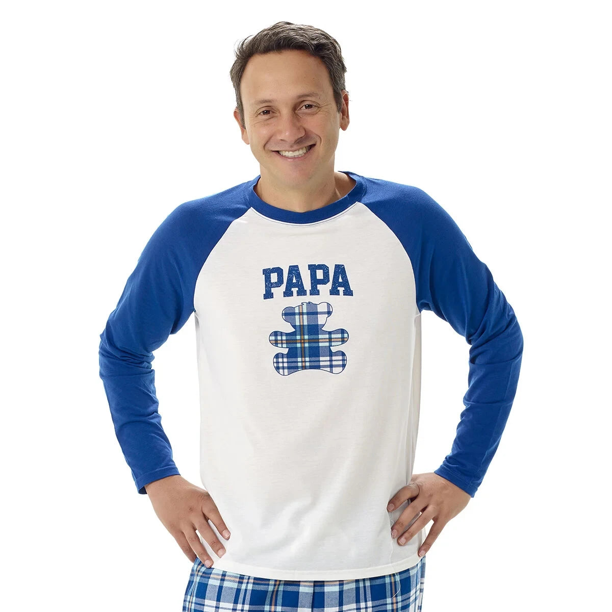 Build-A-Bear Pajama Shop™ Papa Bear Raglan Top - Adult - US 6077
