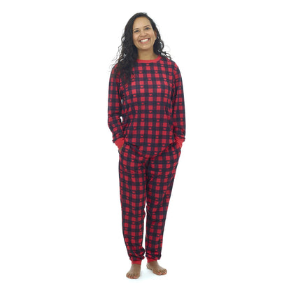 Build-A-Bear Pajama Shop™ Buffalo Check Top - Adult - US 3337