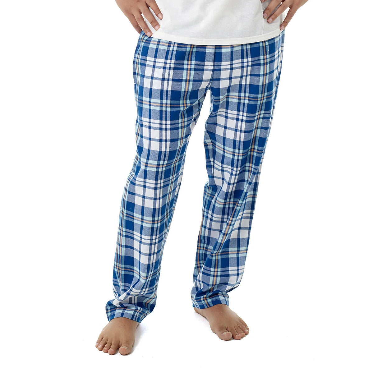 Build-A-Bear Pajama Shop™ Blue Plaid Pants - Adult - US 5362