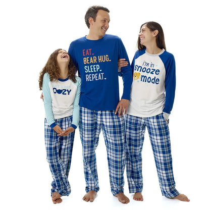 Build-A-Bear Pajama Shop™ Blue Plaid Pants - Adult - US 9944