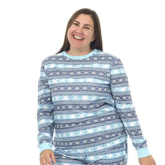 Build-A-Bear Pajama Shop™ Winter Fair Isle Top - Adult - US 1507