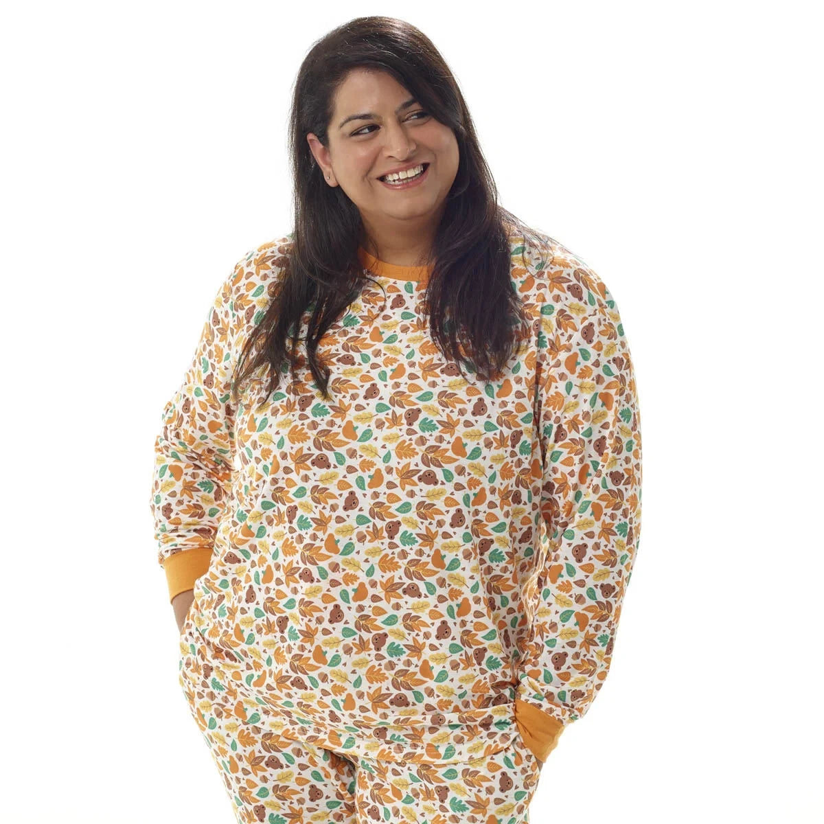 Build-A-Bear Pajama Shop™ Fall Print Top - Adult - US 8252