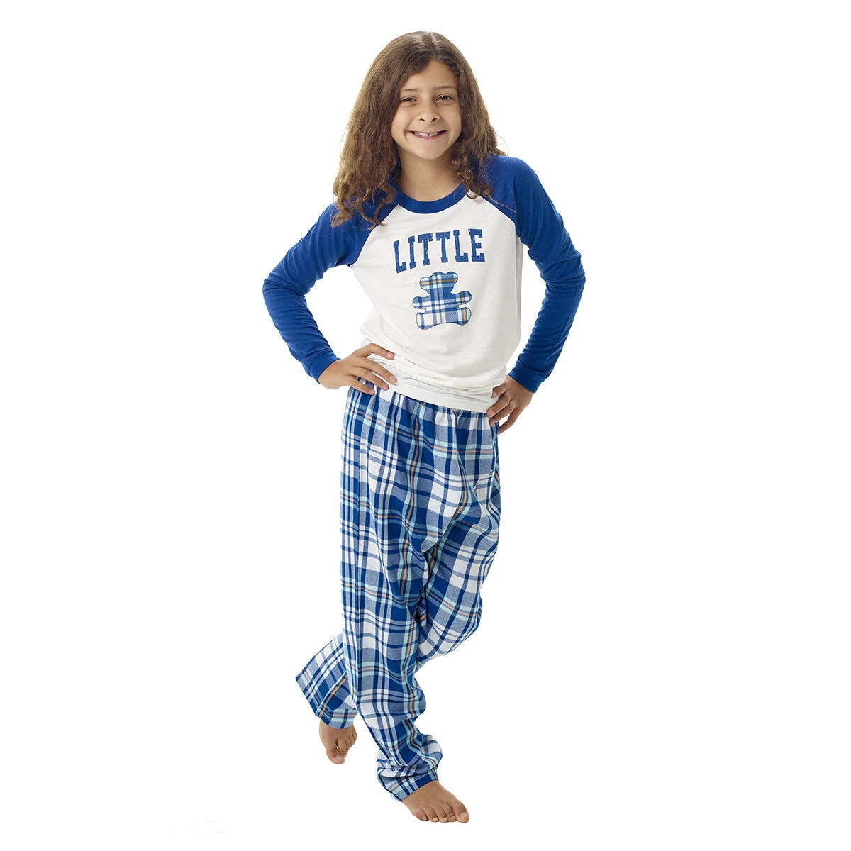 Build-A-Bear Pajama Shop™ Blue Plaid Pants - Toddler &amp; Youth - US 2516