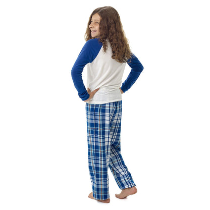 Build-A-Bear Pajama Shop™ Blue Plaid Pants - Toddler &amp; Youth - US 7777