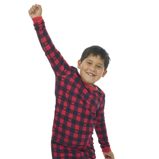Build-A-Bear Pajama Shop™ Buffalo Check Top - Toddler &amp; Youth - US 7210