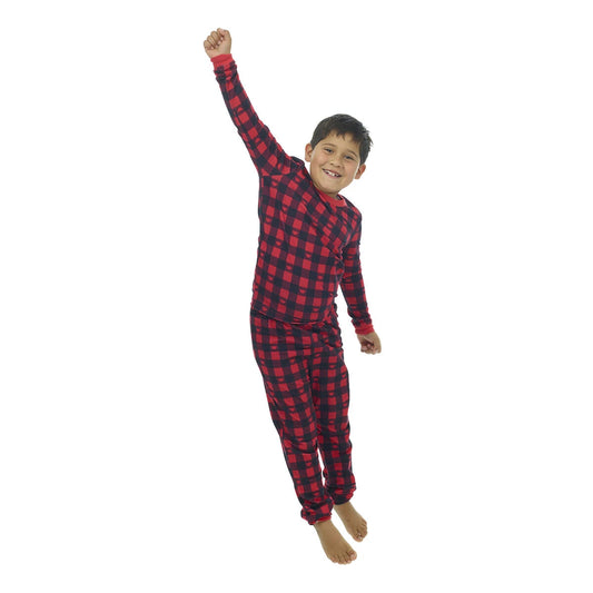 Build-A-Bear Pajama Shop™ Buffalo Check Top - Toddler &amp; Youth - US 8725