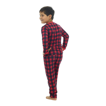 Build-A-Bear Pajama Shop™ Buffalo Check Top - Toddler &amp; Youth - US 7196