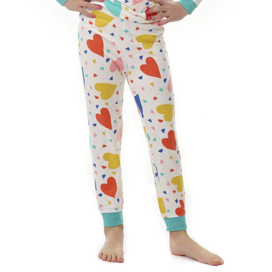 Build-A-Bear Pajama Shop™ Colorful Hearts PJ Pants - Toddler and Youth - US 7707