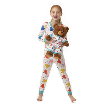 Build-A-Bear Pajama Shop™ Colorful Hearts PJ Pants - Toddler and Youth - US 4249