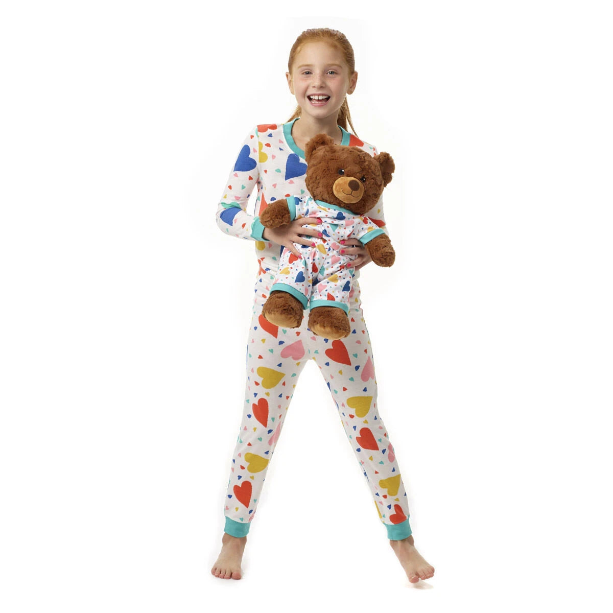 Build-A-Bear Pajama Shop™ Colorful Hearts PJ Pants - Toddler and Youth - US 5731