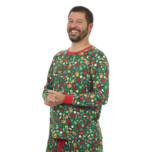 Build-A-Bear Pajama Shop™ Holiday Print Top - Adult - US 5224