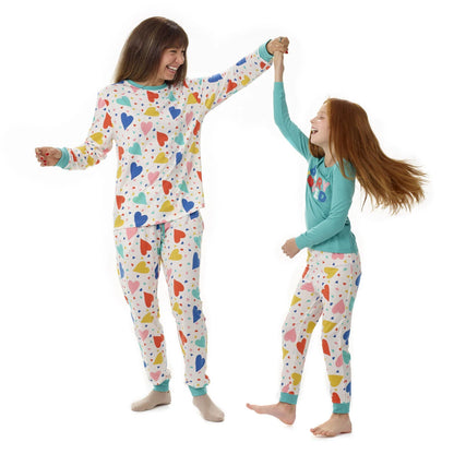 Build-A-Bear Pajama Shop™ Colorful Hearts PJ Pants - Adult - US 1181