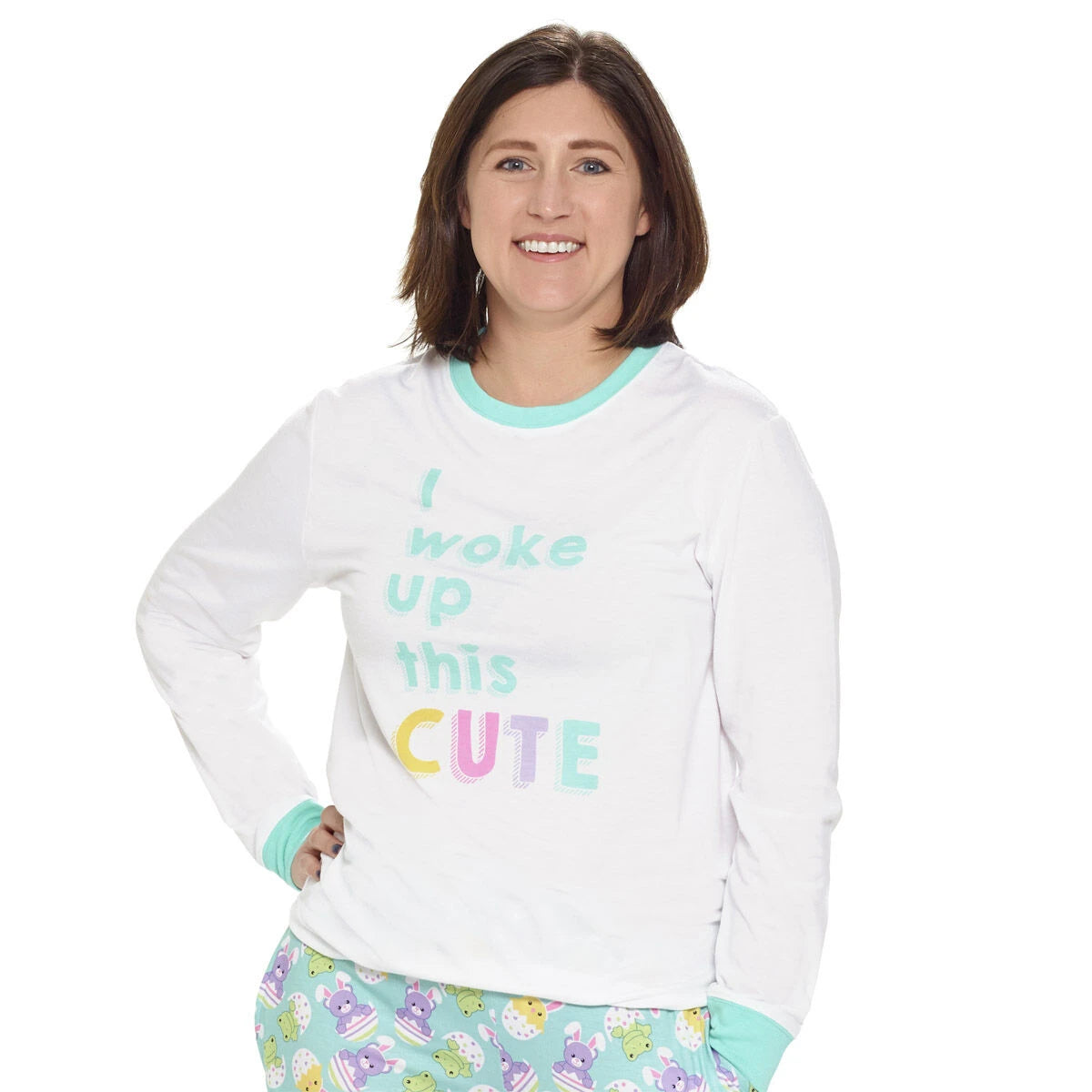 Build-A-Bear Pajama Shop™ "I Woke Up This Cute" PJ Top - Adult - US 4092
