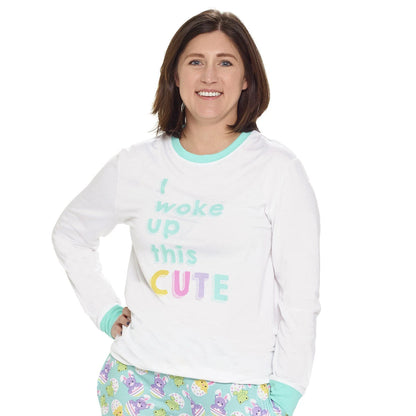 Build-A-Bear Pajama Shop™ "I Woke Up This Cute" PJ Top - Adult - US 4092