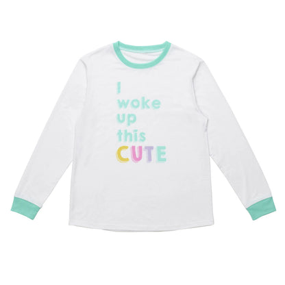 Build-A-Bear Pajama Shop™ "I Woke Up This Cute" PJ Top - Adult - US 4092